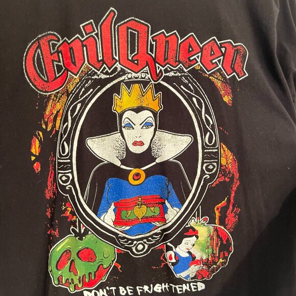 SET Evil Queen Men's Size Medium T-Shirt and Snow White Minnie Mouse Headband Ea - Picture 2 of 4